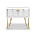 Harlow 1 Drawer Bedside Table from Roseland Furniture