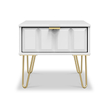 Harlow 1 Drawer Bedside Table from Roseland Furniture