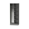 Harlow Grey Open Shelf Unit from Roseland Furniture
