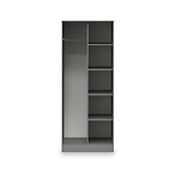 Harlow Grey Open Shelf Unit from Roseland Furniture