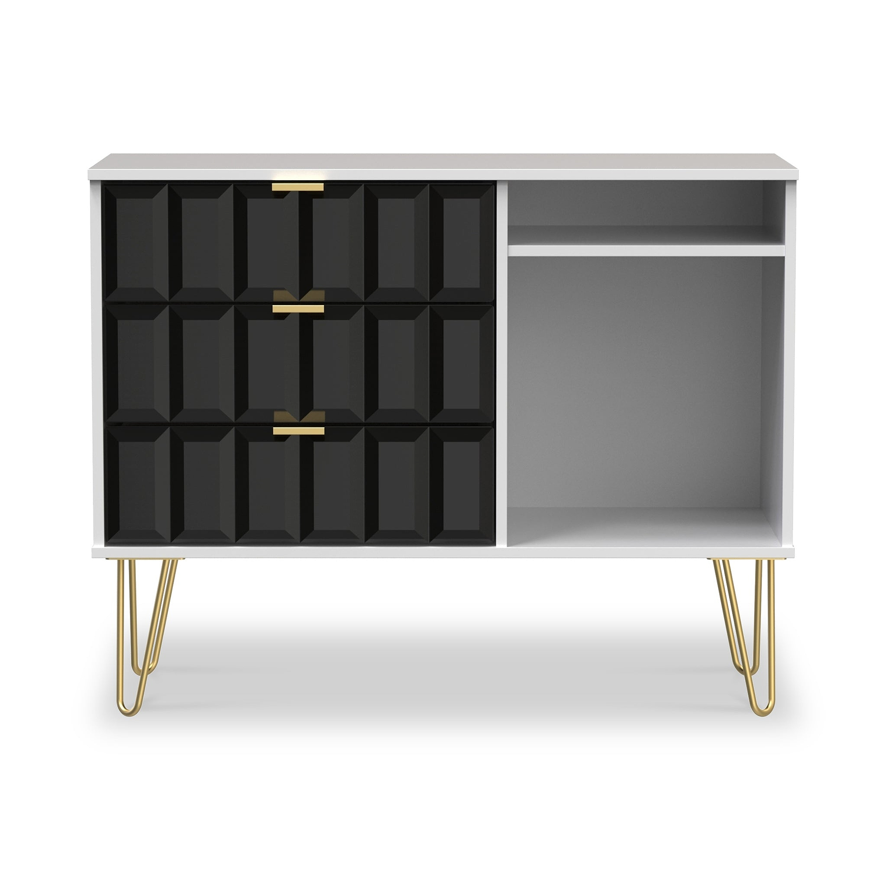 Harlow 3 Drawer TV Unit from Roseland Furniture