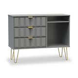 Harlow 3 Drawer TV Unit from Roseland Furniture
