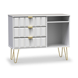 Harlow 3 Drawer TV Unit from Roseland Furniture