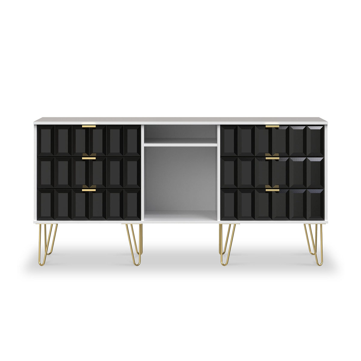 Harlow 6 Drawer Sideboard from Roseland Furniture