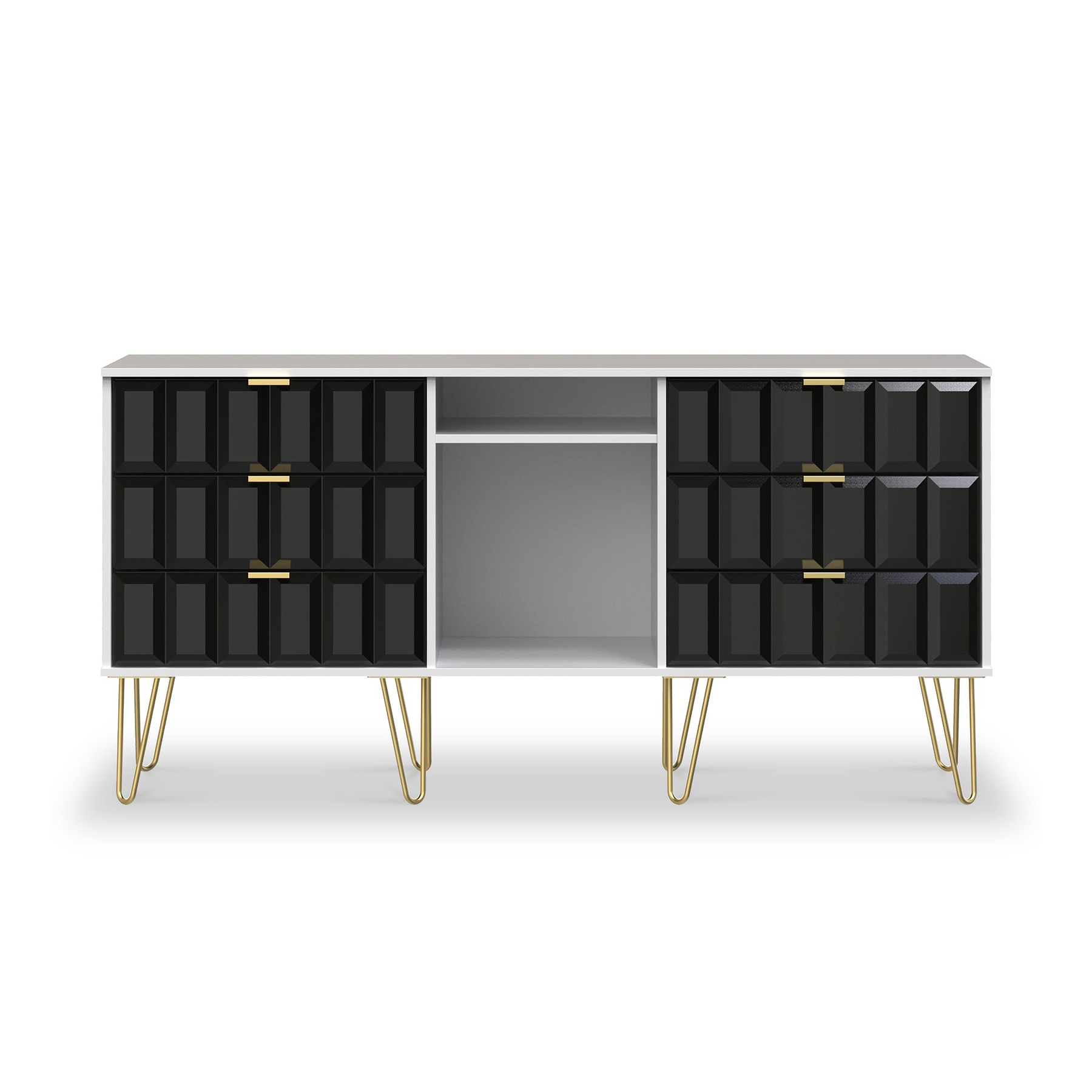 Harlow 6 Drawer Sideboard from Roseland Furniture