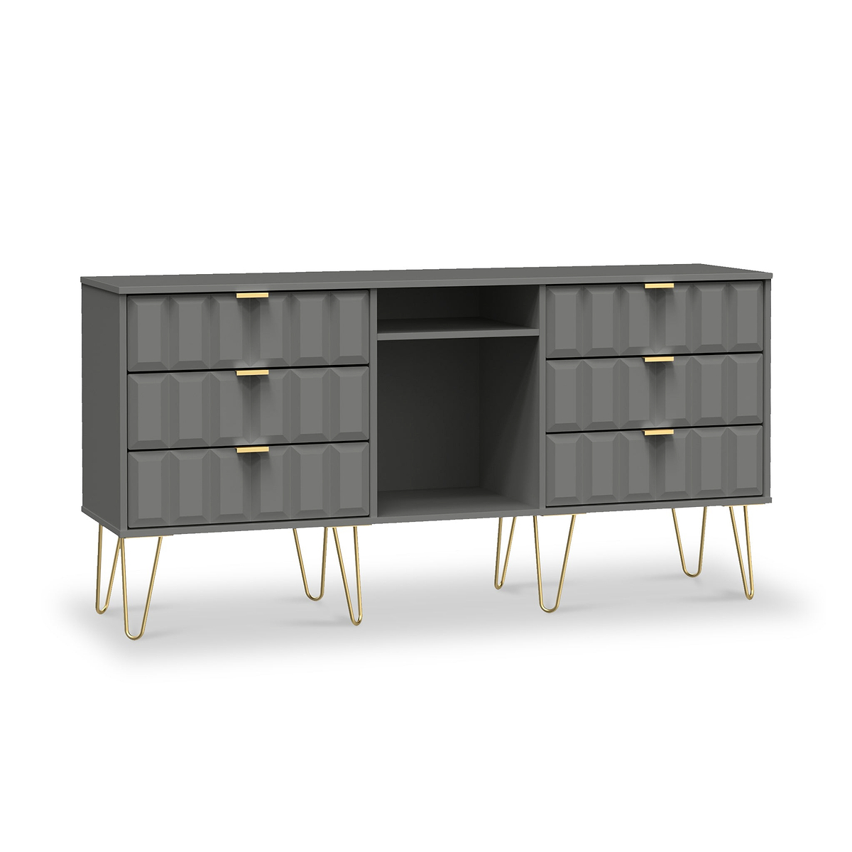 Harlow 6 Drawer Sideboard from Roseland Furniture