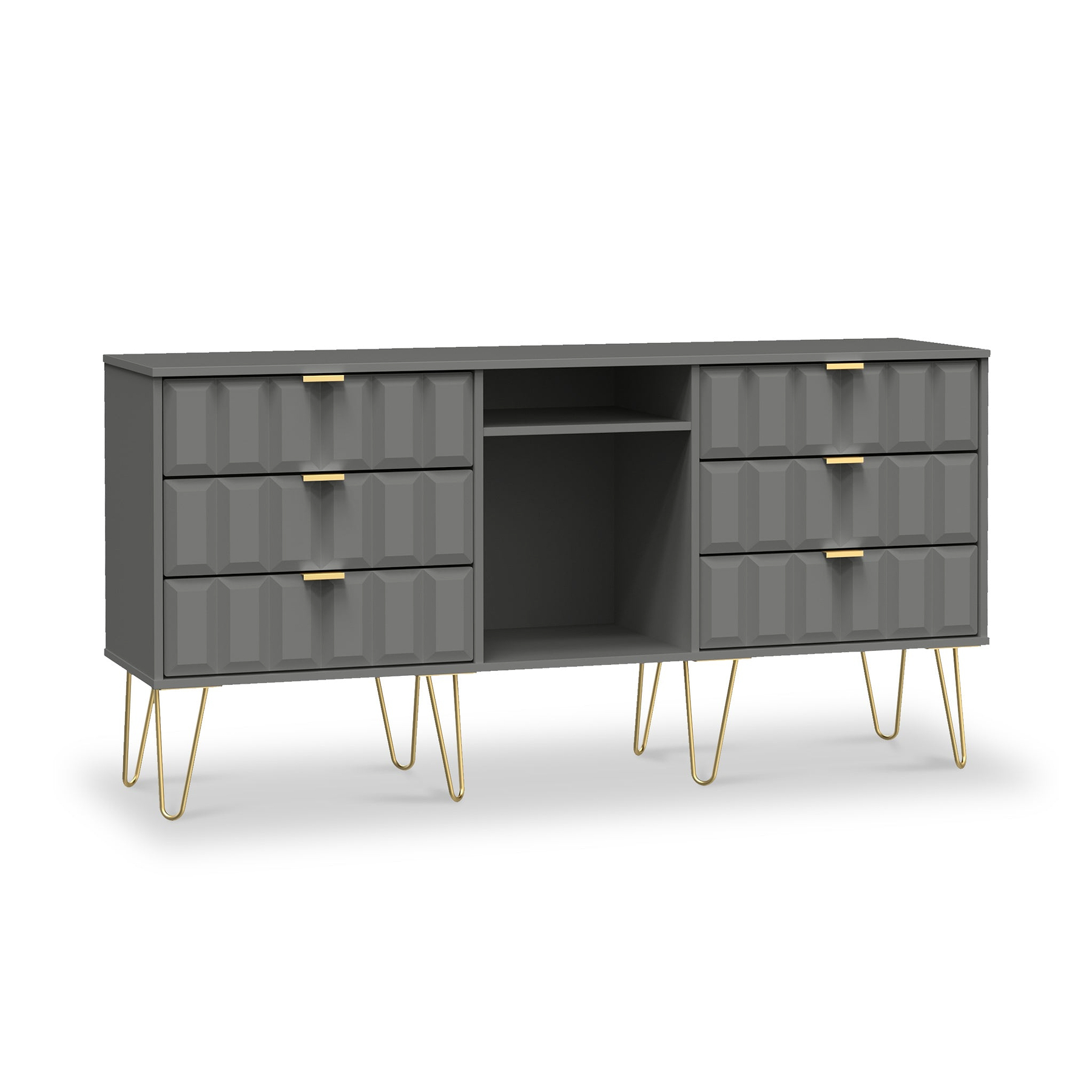 Harlow 6 Drawer Sideboard from Roseland Furniture