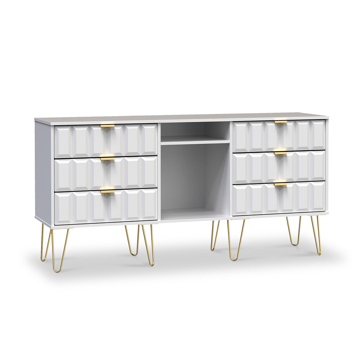 Harlow 6 Drawer Sideboard from Roseland Furniture