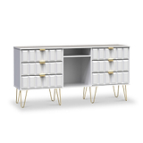 Harlow 6 Drawer Sideboard from Roseland Furniture