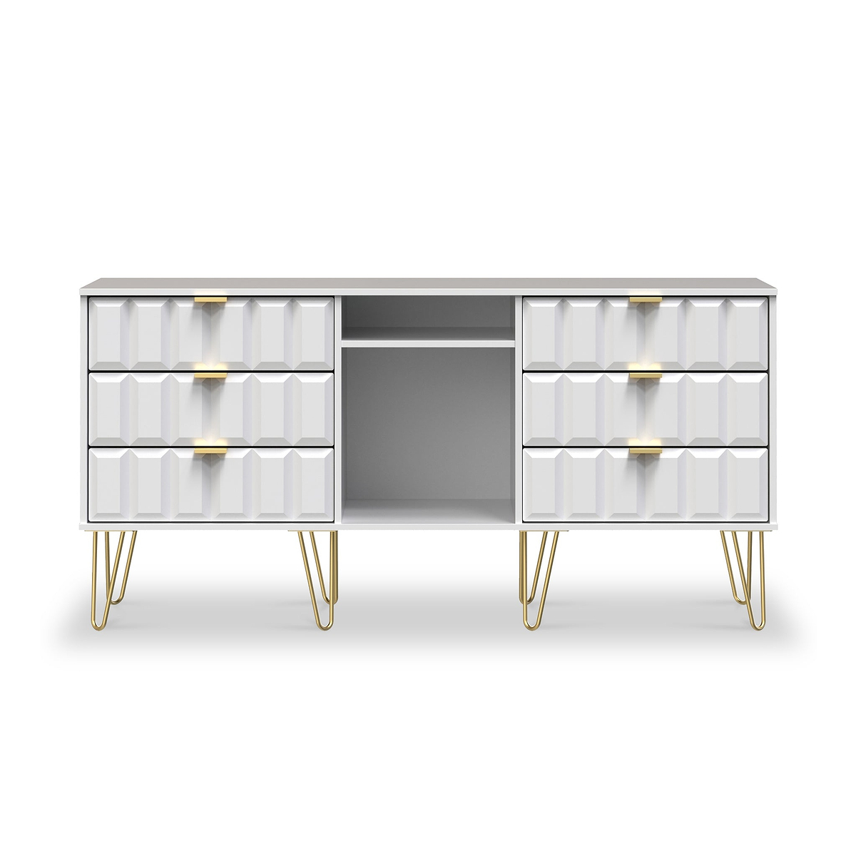 Harlow 6 Drawer Sideboard from Roseland Furniture