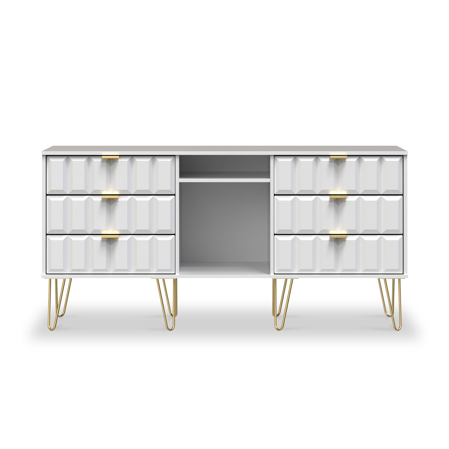 Harlow 6 Drawer Sideboard from Roseland Furniture