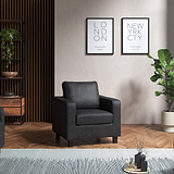 Cullen Faux Leather Armchair from Roseland Furniture