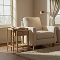 Harborough Oak Nest of Tables from Roseland Furniture