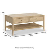 Harborough Oak Coffee Table from Roseland Furniture