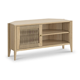 Harborough Oak Corner TV Unit from Roseland Furniture