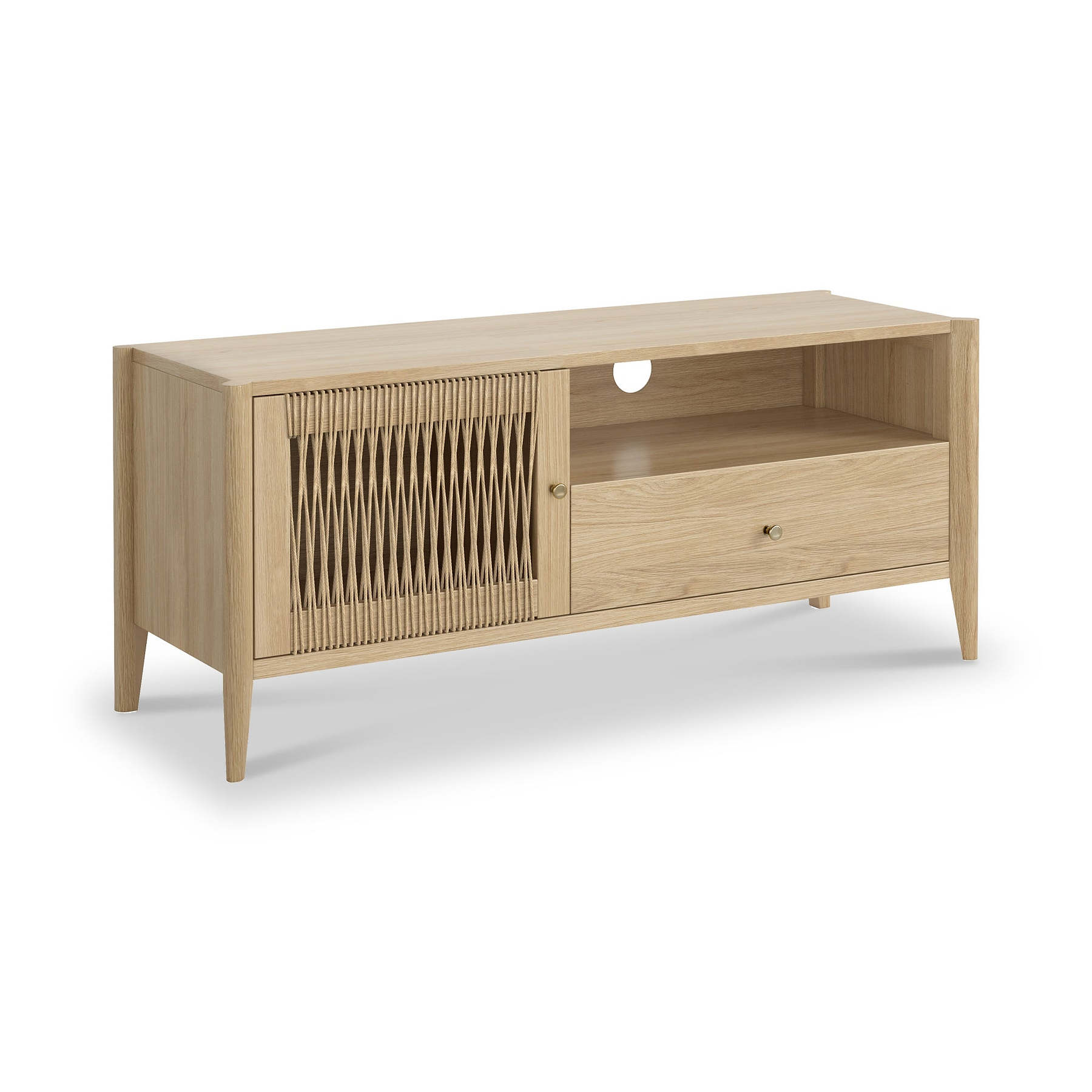 Harborough Oak 120cm TV Unit from Roseland Furniture