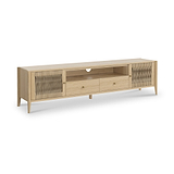 Harborough Oak 200cm TV Unit from Roseland Furniture