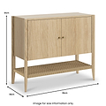 Harborough Oak Small Sideboard from Roseland Furniture