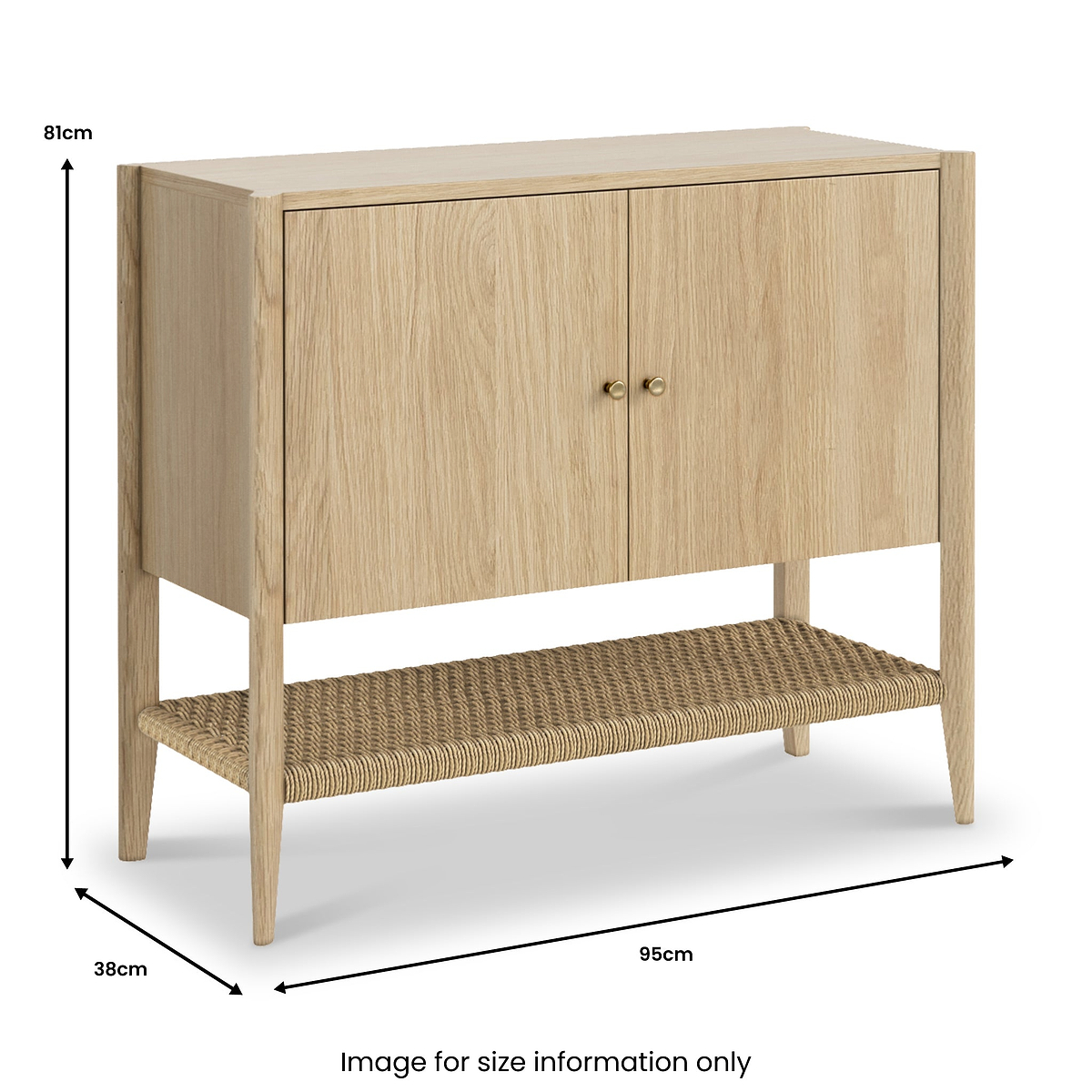 Harborough Oak Small Sideboard from Roseland Furniture