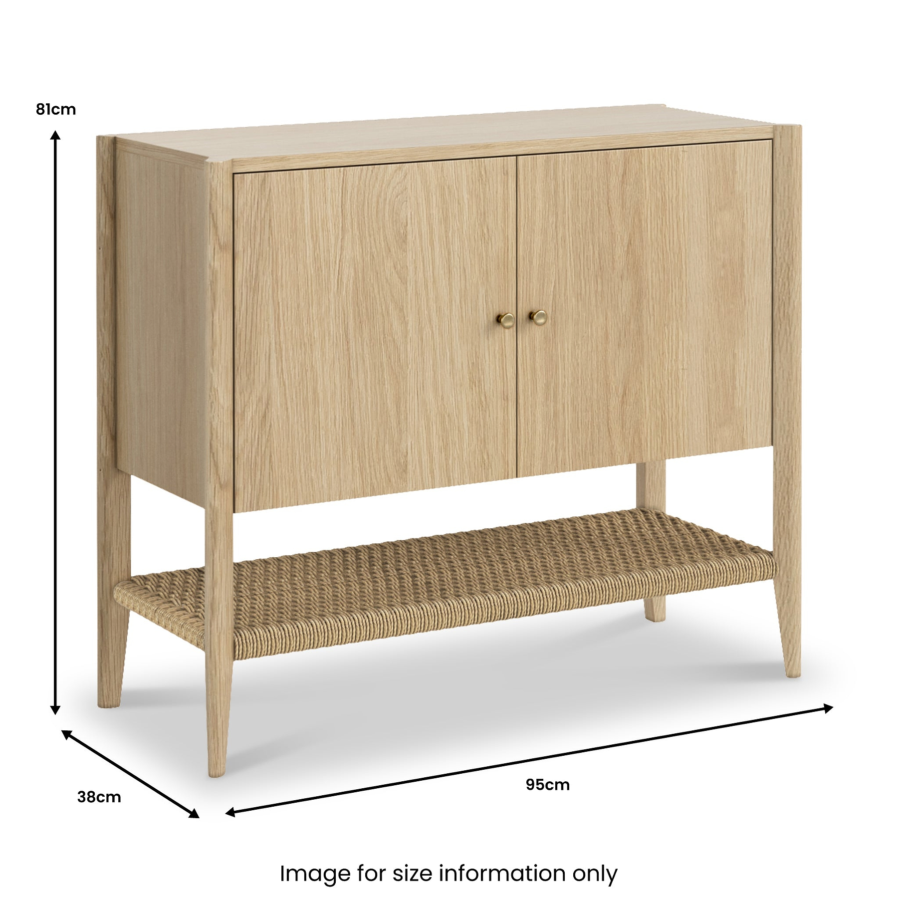 Harborough Oak Small Sideboard from Roseland Furniture