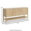 Harborough Oak Large Sideboard from Roseland Furniture