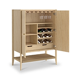 Harborough Oak Drinks Cabinet from Roseland Furniture