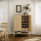 Harborough Oak Drinks Cabinet from Roseland Furniture