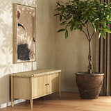 Harborough Oak Storage Bench from Roseland Furniture