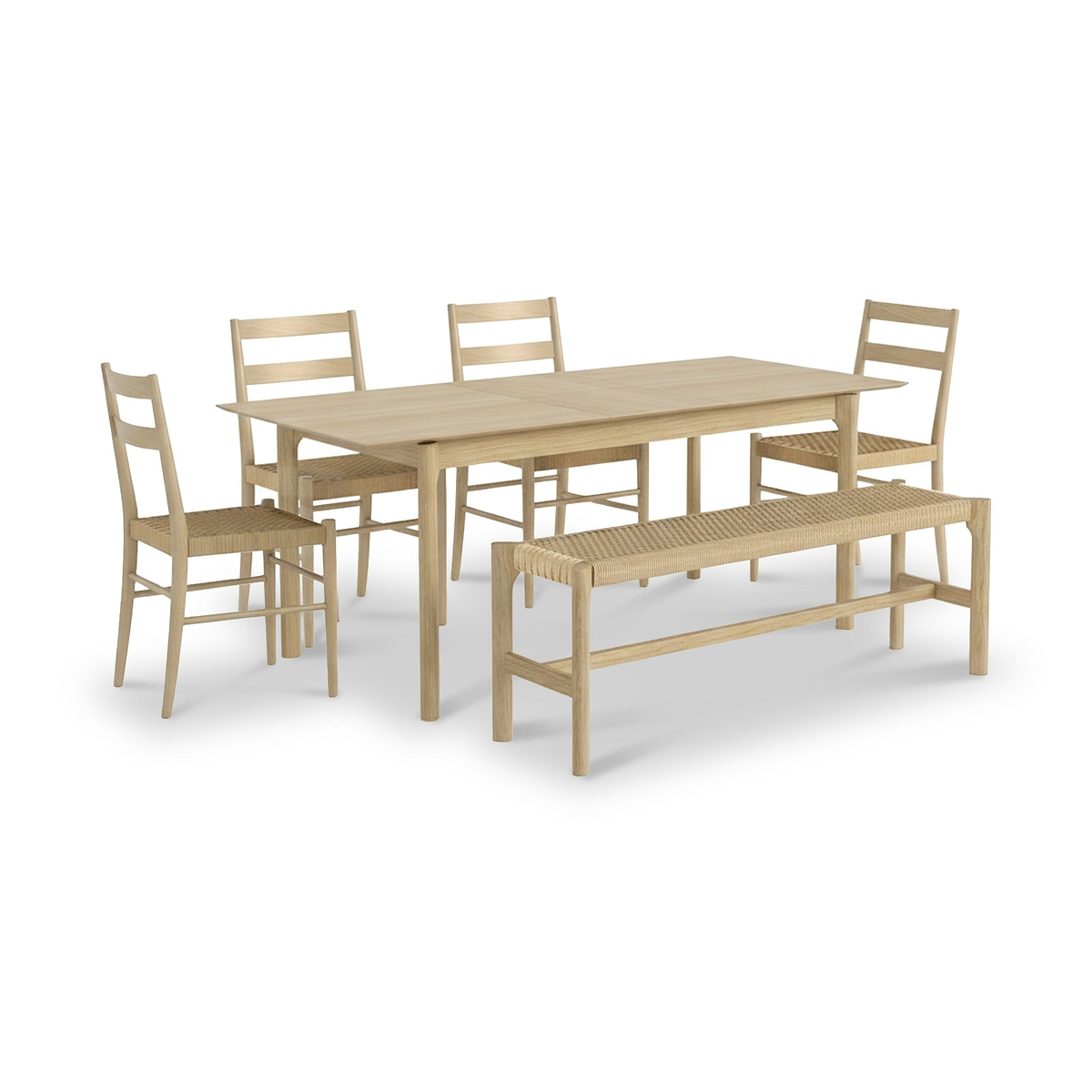 Harborough Oak 180-230cm Extendable Dining Table from Roseland Furniture