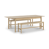 Harborough Oak 180-230cm Extendable Dining Table from Roseland Furniture