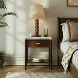 Hawthorne Dark Oak Side Table from Roseland Furniture