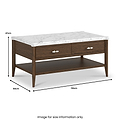 Hawthorne Dark Oak Coffee Table from Roseland Furniture