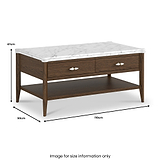 Hawthorne Dark Oak Coffee Table from Roseland Furniture