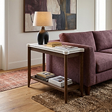 Hawthorne Dark Oak Sofa Side Table from Roseland Furniture