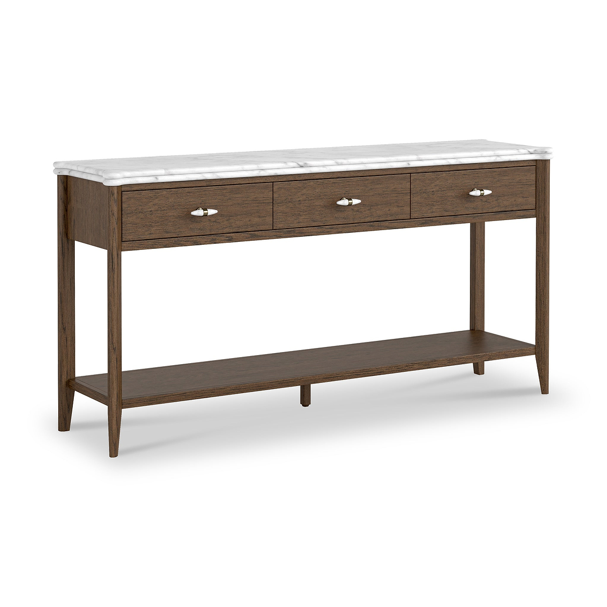 Hawthorne Dark Oak Console Table from Roseland Furniture