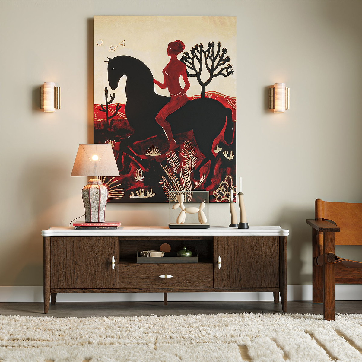 Hawthorne Dark Oak TV Unit from Roseland Furniture