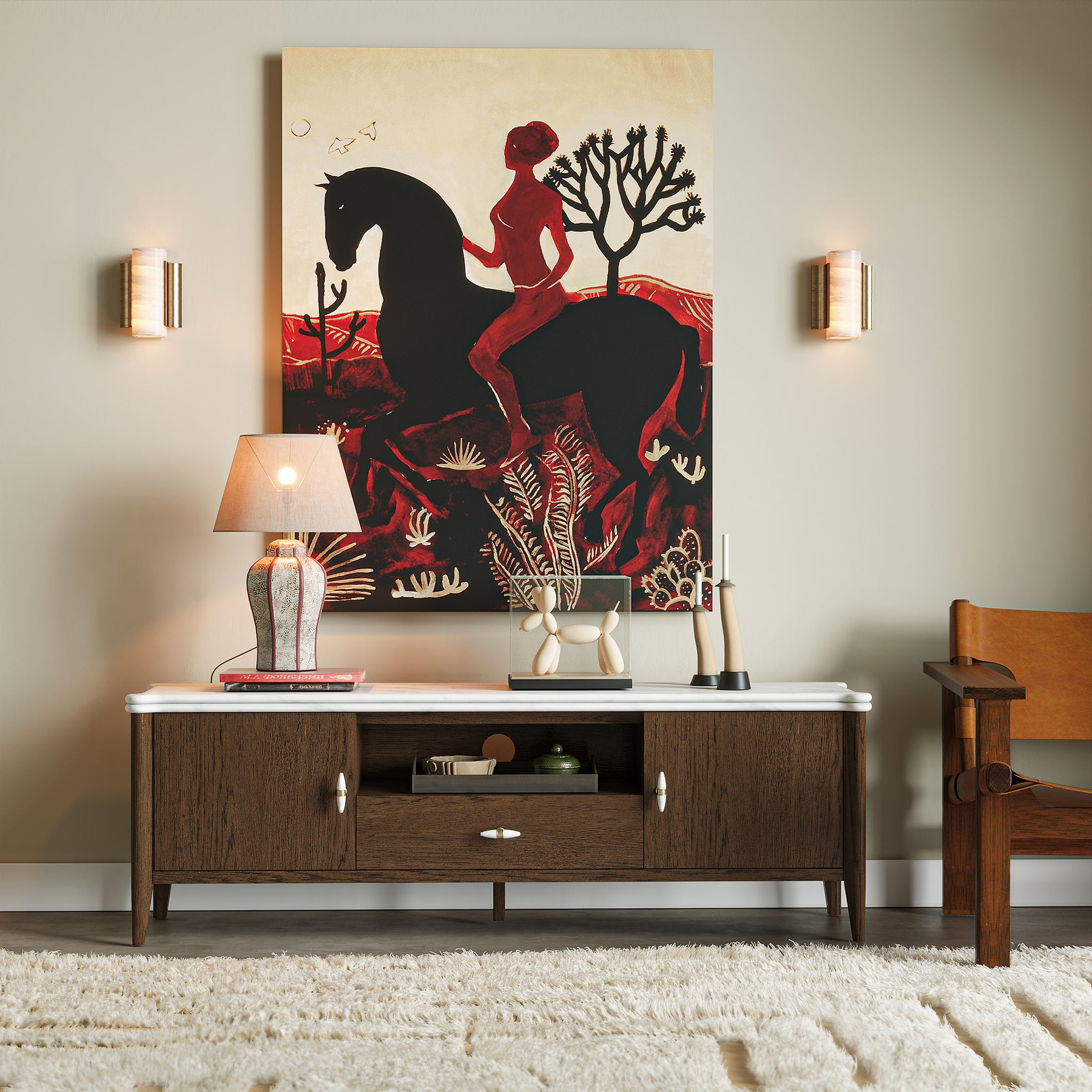 Hawthorne Dark Oak TV Unit from Roseland Furniture