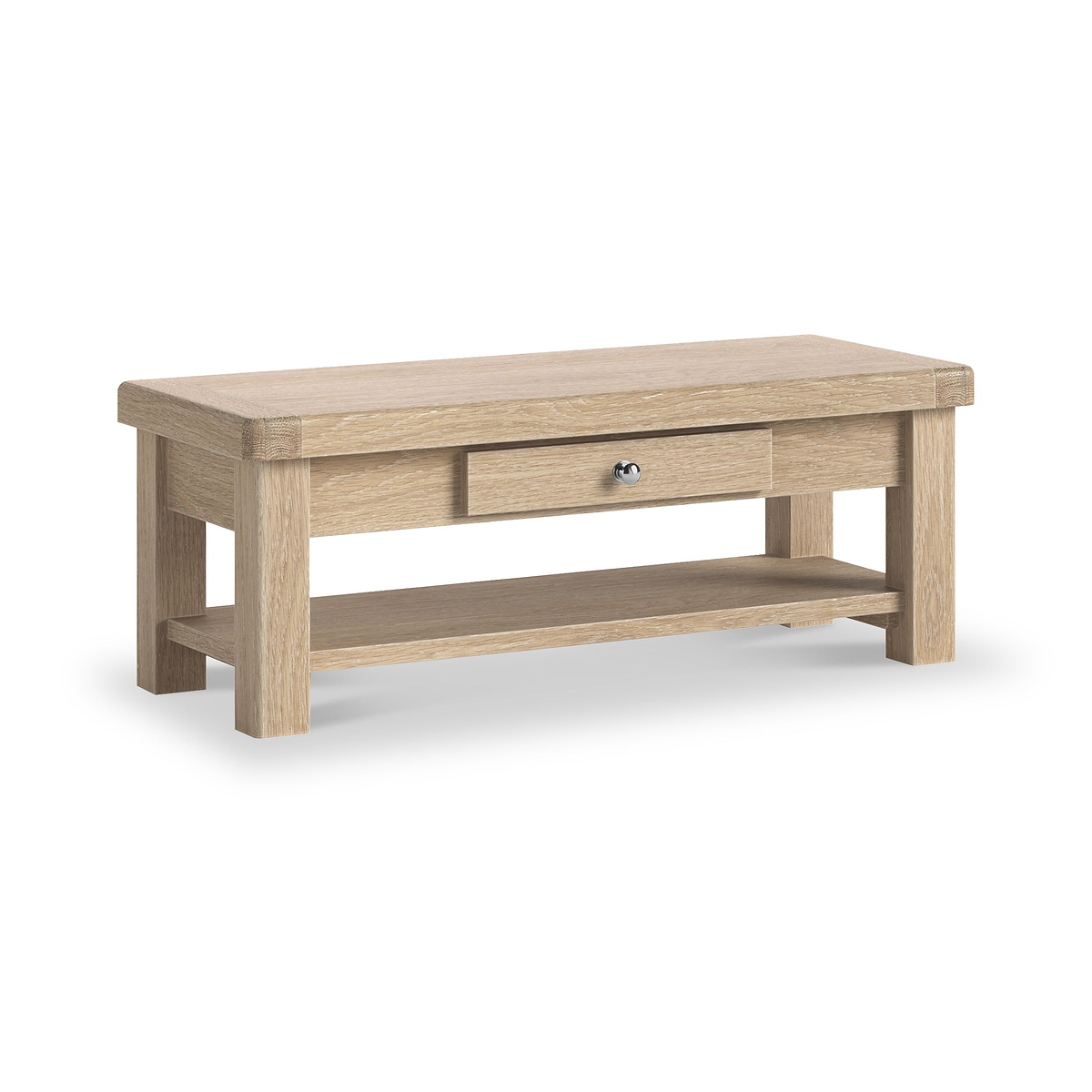 Portland Washed Oak Coffee Table from Roseland Furniture