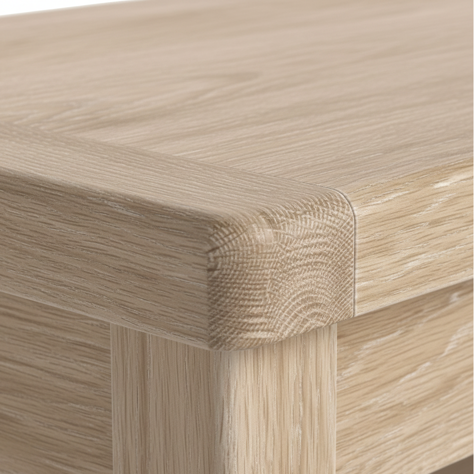 Portland Washed Oak Coffee Table washed oak close up from Roseland Furniture