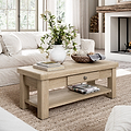 Portland Washed Oak Coffee Table from Roseland Furniture