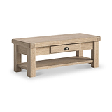 Portland Washed Oak Coffee Table from Roseland Furniture