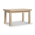 Portland Washed Oak 140-185cm Ext Dining Table from Roseland Furniture