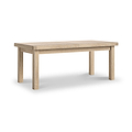 Portland Washed Oak 200-245cm Ext Dining Table from Roseland Furniture