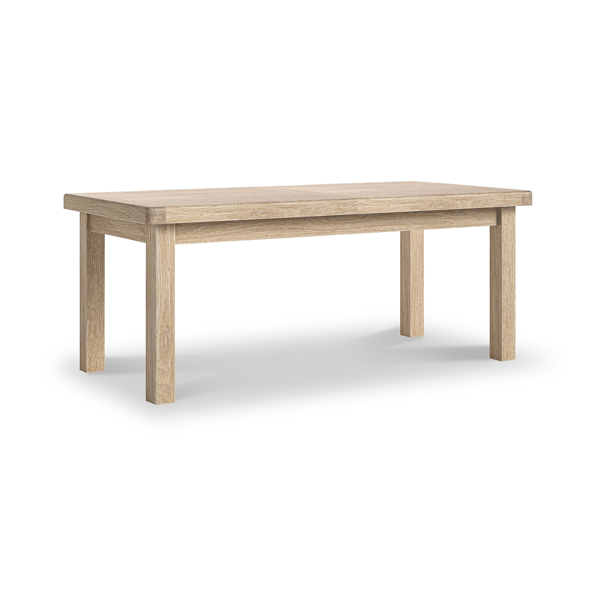 Portland Washed Oak 200-245cm Ext Dining Table from Roseland Furniture