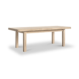 Portland Washed Oak 200-245cm Ext Dining Table from Roseland Furniture