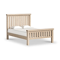 Portland Washed Oak Bed Frame Double from Roseland Furniture