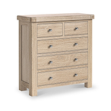 Portland Washed Oak 2 Over 3 Chest from Roseland Furniture