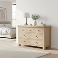 Portland Washed Oak 3 Over 4 Chest from Roseland Furniture