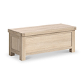 Portland Washed Oak Blanket Box from Roseland Furniture