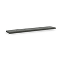 Portland Washed Oak 200cm Cross Leg Dining Bench Charcoal Cushion from Roseland Furniture